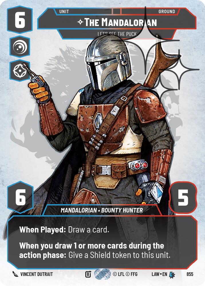 The Mandalorian - Let's See The Puck (Prestige Foil) (855) (855) [A Lawless Time] | Exor Games New Glasgow
