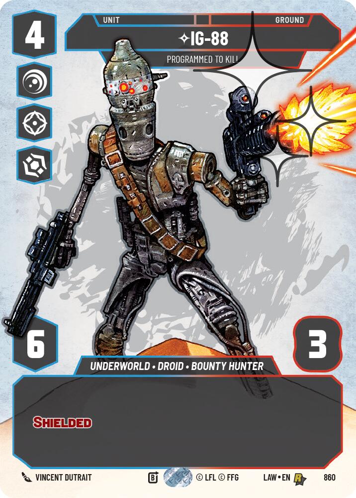 IG-88 - Programmed to Kill (Prestige Foil) (860) (860) [A Lawless Time] | Exor Games New Glasgow