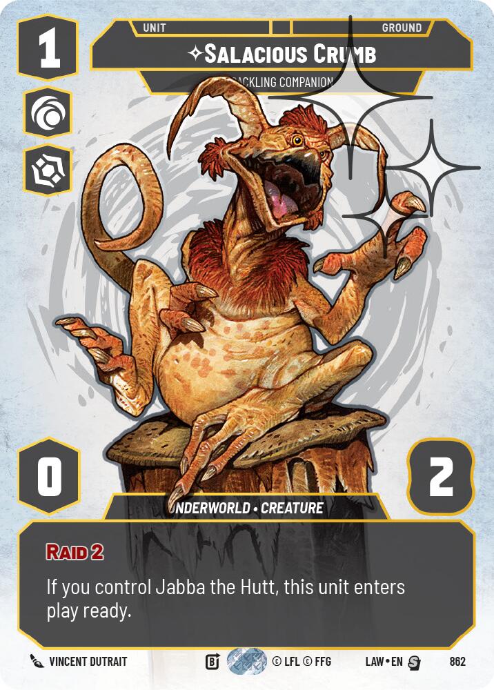 Salacious Crumb - Cackling Companion (Prestige Foil) (862) (862) [A Lawless Time] | Exor Games New Glasgow