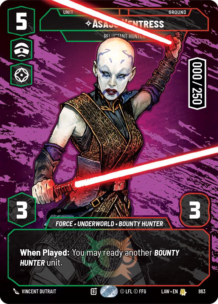 Asajj Ventress - Reluctant Hunter (Serialized) (863) (863) [A Lawless Time] | Exor Games New Glasgow