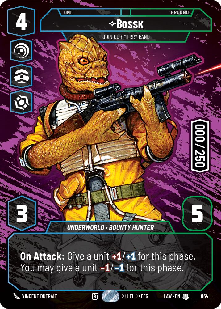 Bossk - Join Our Merry Band (Serialized) (864) (864) [A Lawless Time] | Exor Games New Glasgow