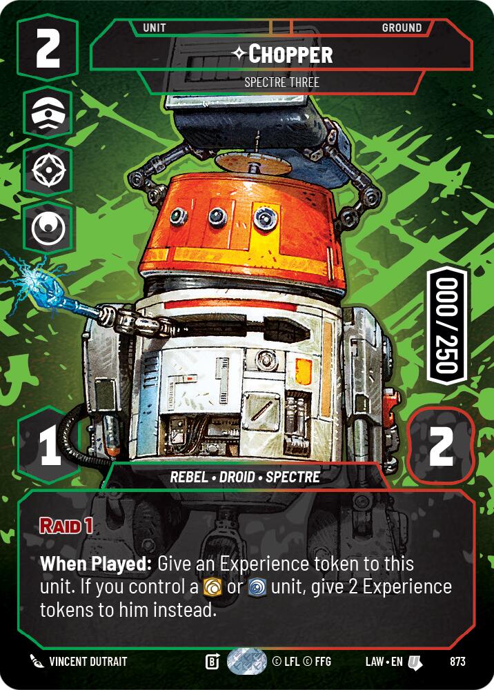 Chopper - Spectre Three (Serialized) (873) (873) [A Lawless Time] | Exor Games New Glasgow