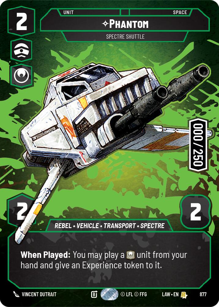 Phantom - Spectre Shuttle (Serialized) (877) (877) [A Lawless Time] | Exor Games New Glasgow
