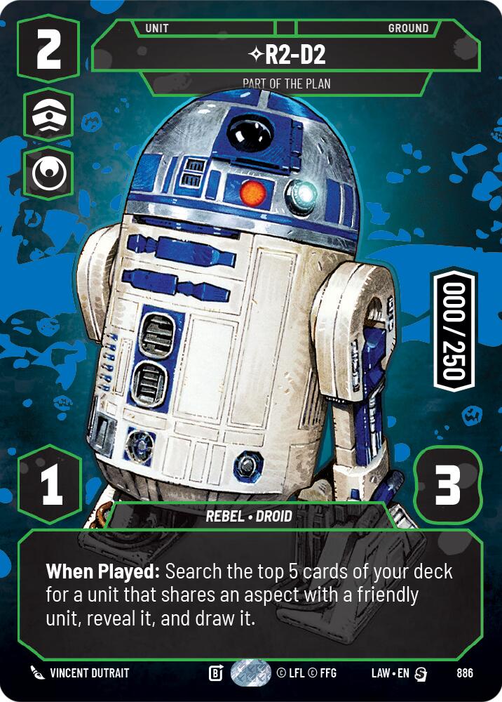 R2-D2 - Part of the Plan (Serialized) (886) (886) [A Lawless Time] | Exor Games New Glasgow
