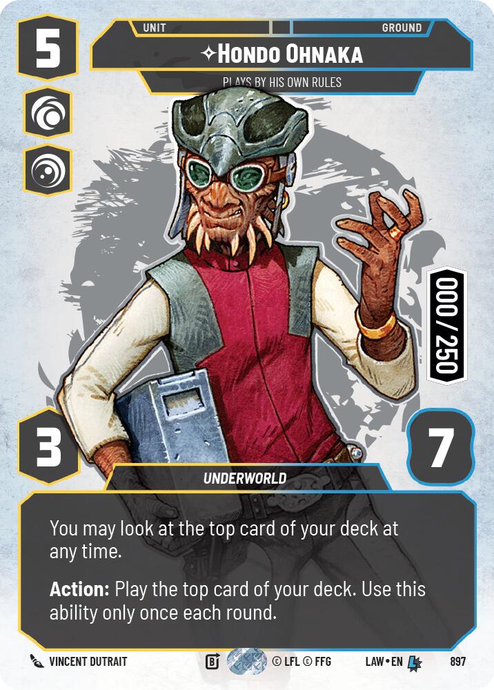 Hondo Ohnaka - Plays By His Own Rules (Serialized) (897) (897) [A Lawless Time] | Exor Games New Glasgow