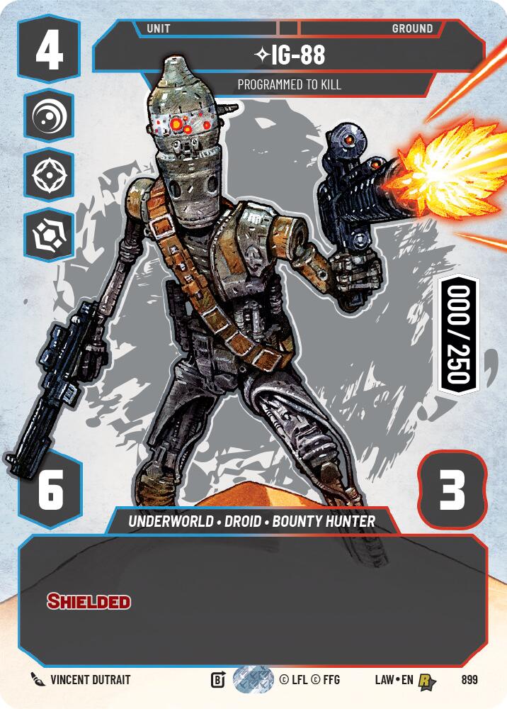 IG-88 - Programmed to Kill (Serialized) (899) (899) [A Lawless Time] | Exor Games New Glasgow