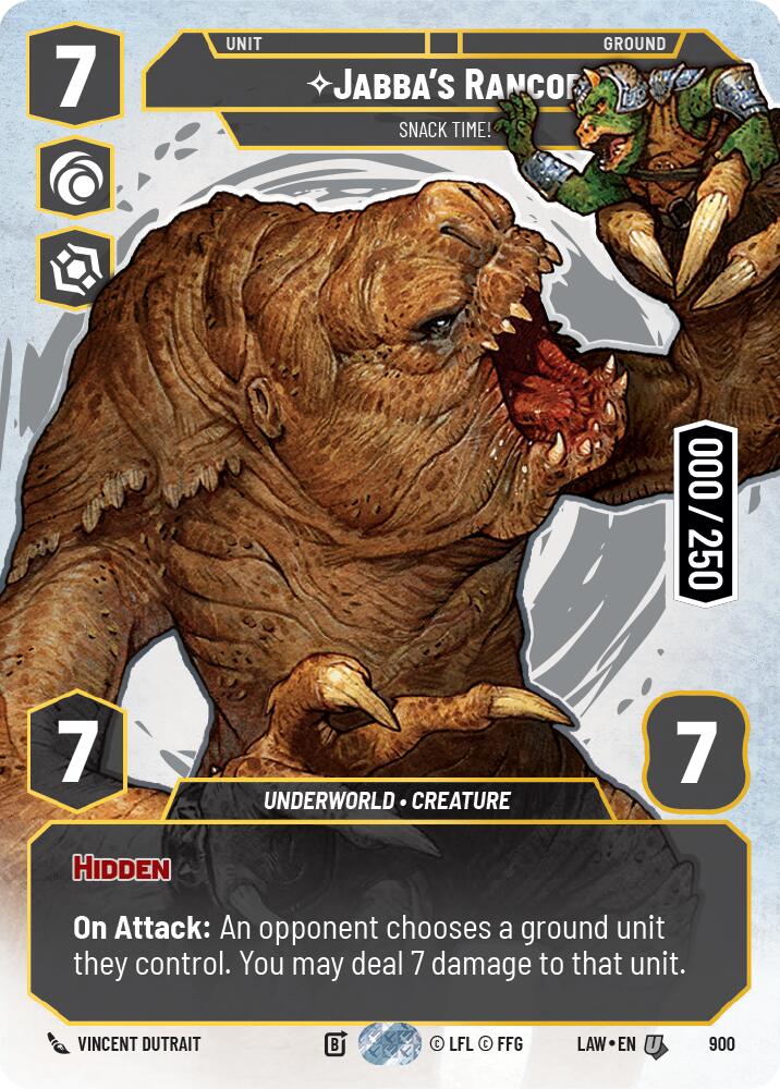 Jabba's Rancor - Snack Time! (Serialized) (900) (900) [A Lawless Time] | Exor Games New Glasgow