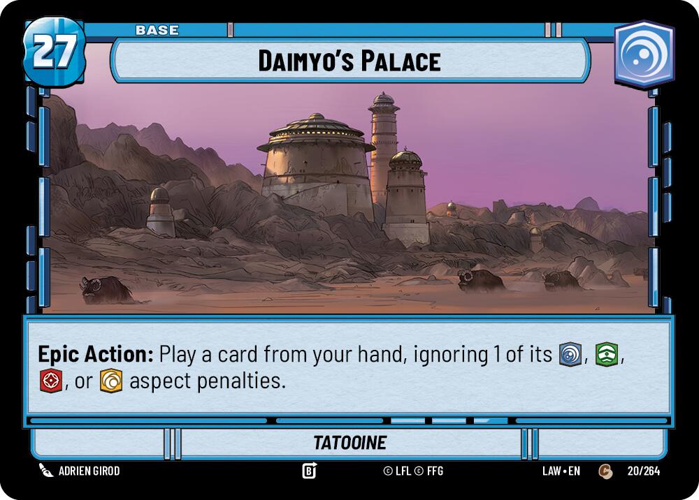 Daimyo's Palace // Shield (20 // T03) (20 // T03) [A Lawless Time] | Exor Games New Glasgow
