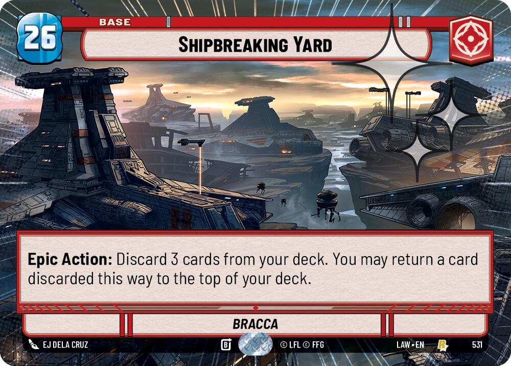 Shipbreaking Yard (531) (Hyperspace Foil) (531) [A Lawless Time] | Exor Games New Glasgow