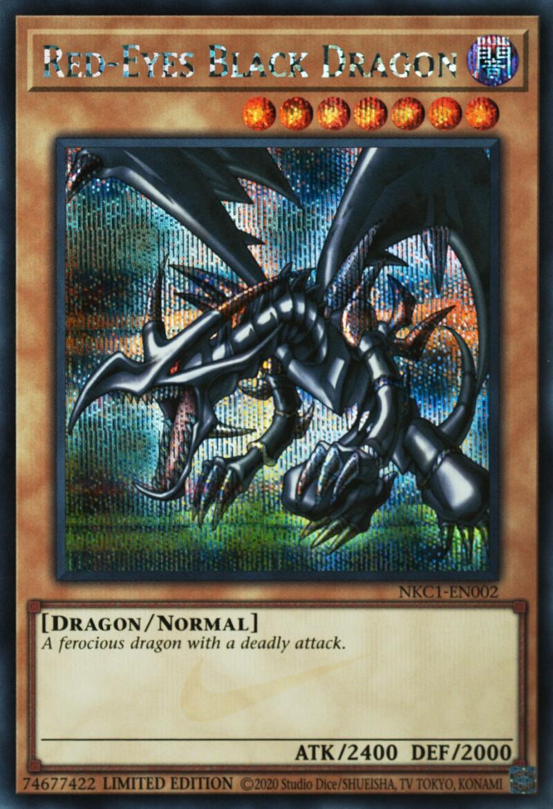 Red-Eyes Black Dragon (Nike Collaboration) [NKC1-EN002] Prismatic Secret Rare | Exor Games New Glasgow