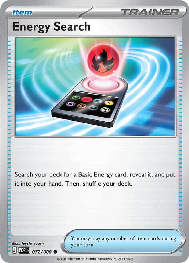 Energy Search (072/088) [Mega Evolution: Perfect Order] | Exor Games New Glasgow