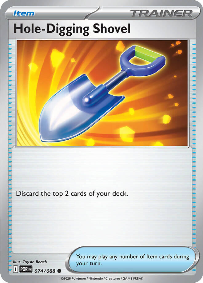 Hole-Digging Shovel (074/088) [Mega Evolution: Perfect Order] | Exor Games New Glasgow