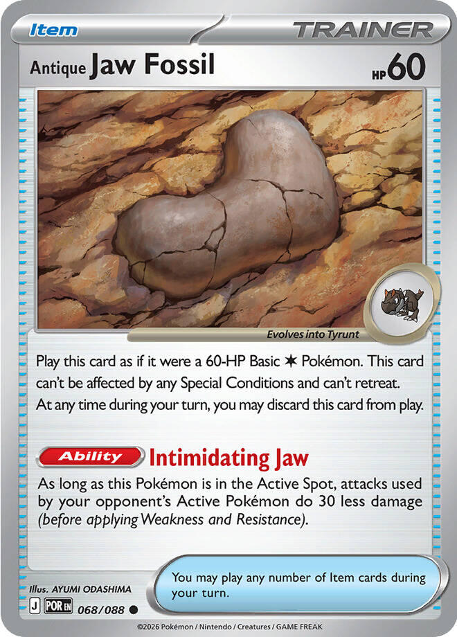 Antique Jaw Fossil (068/088) [Mega Evolution: Perfect Order] | Exor Games New Glasgow