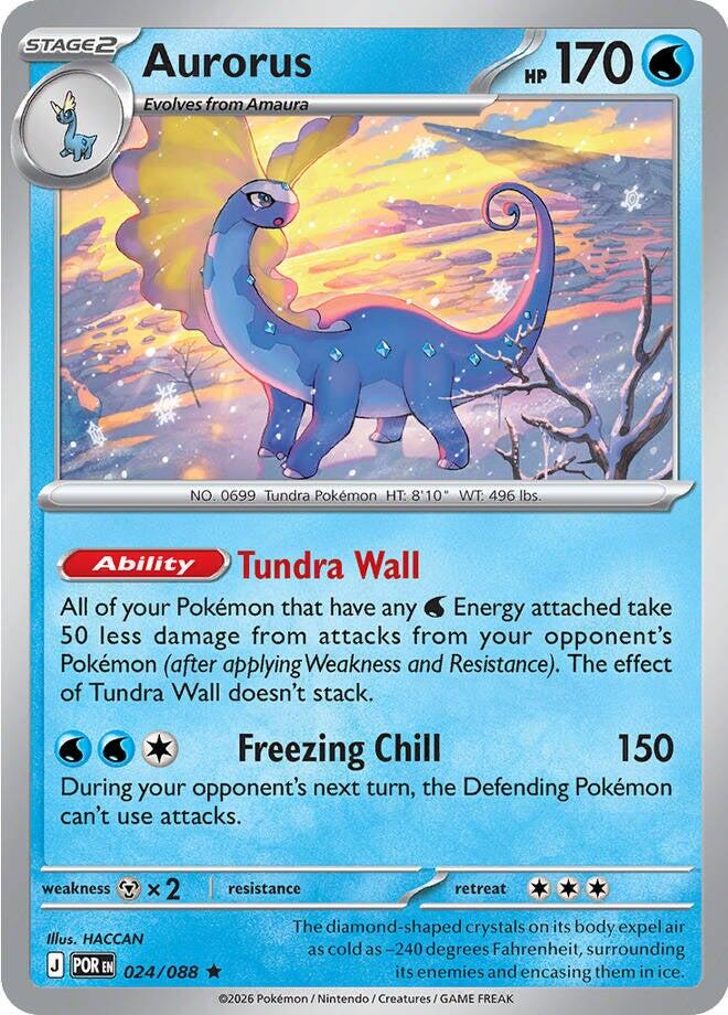 Aurorus (024/088) [Mega Evolution: Perfect Order] | Exor Games New Glasgow