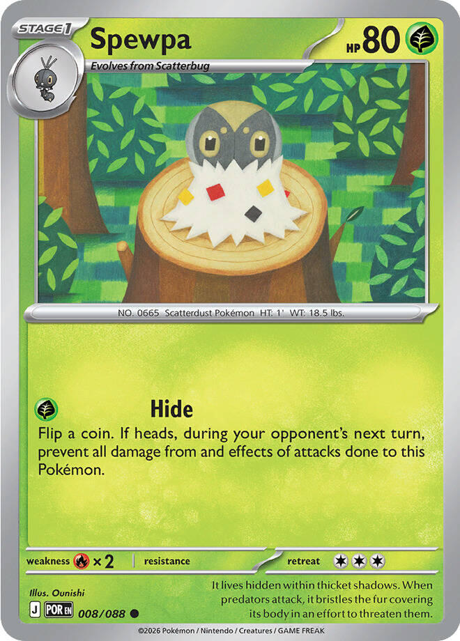 Spewpa (008/088) [Mega Evolution: Perfect Order] | Exor Games New Glasgow