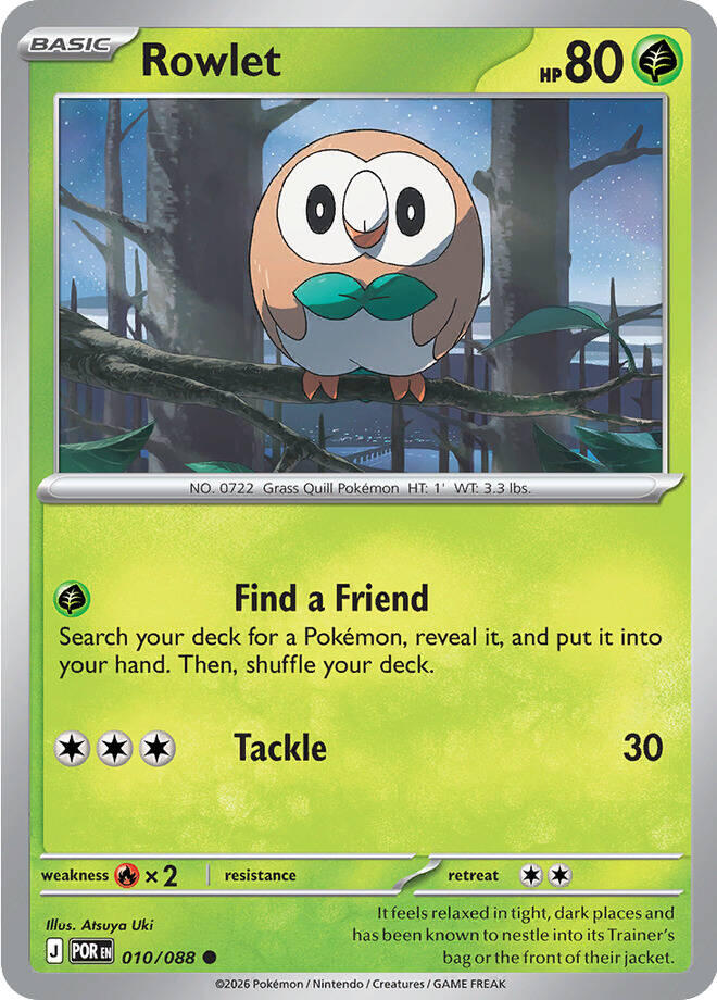 Rowlet (010/088) [Mega Evolution: Perfect Order] | Exor Games New Glasgow