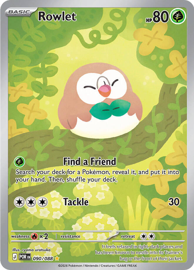 Rowlet (090/088) [Mega Evolution: Perfect Order] | Exor Games New Glasgow