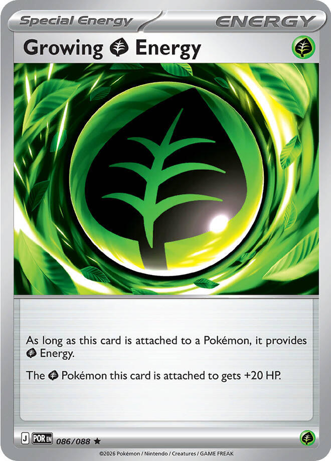 Growing Grass Energy (086/088) (Deck Exclusive) [Mega Evolution: Perfect Order] | Exor Games New Glasgow