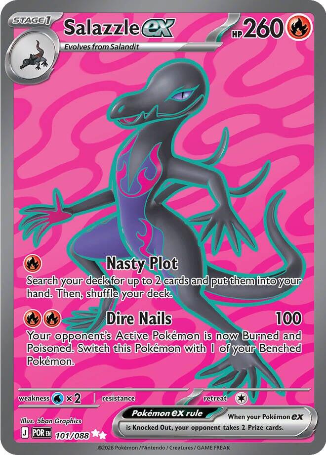 Salazzle ex (101/088) [Mega Evolution: Perfect Order] | Exor Games New Glasgow