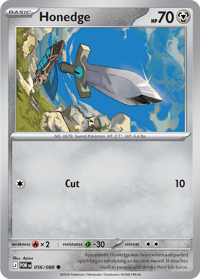 Honedge (056/088) [Mega Evolution: Perfect Order] | Exor Games New Glasgow