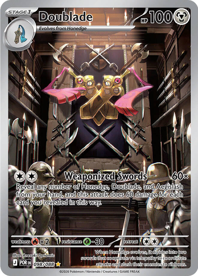 Doublade (098/088) [Mega Evolution: Perfect Order] | Exor Games New Glasgow