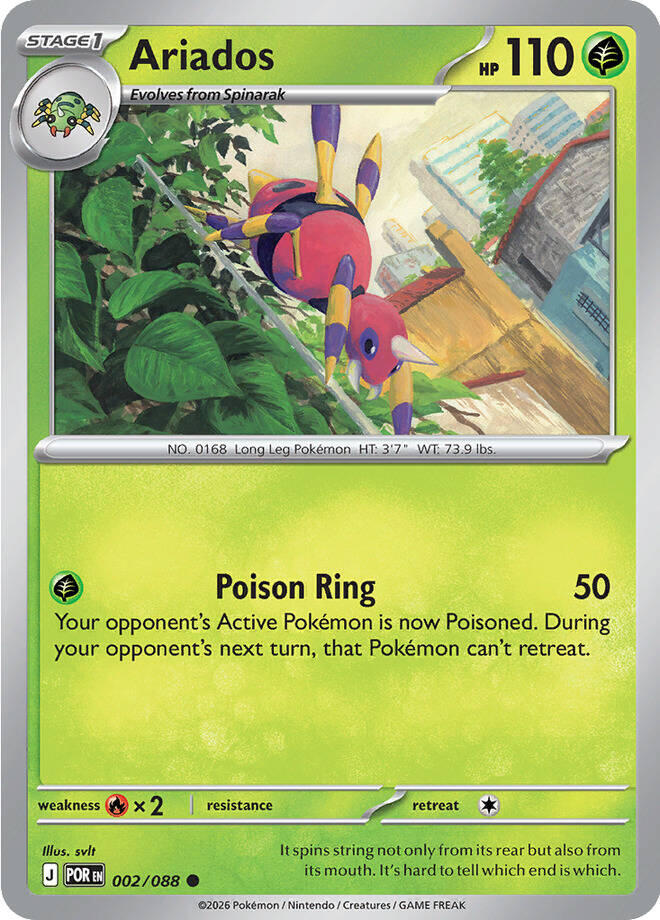 Ariados (002/088) [Mega Evolution: Perfect Order] | Exor Games New Glasgow