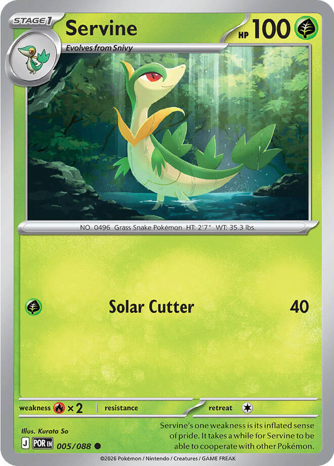 Servine (005/088) [Mega Evolution: Perfect Order] | Exor Games New Glasgow