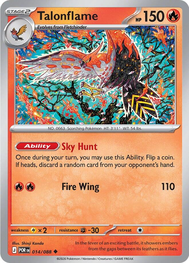 Talonflame (014/088) [Mega Evolution: Perfect Order] | Exor Games New Glasgow