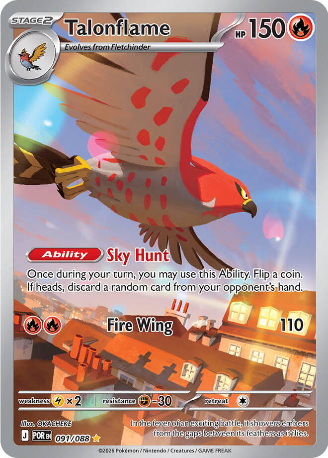 Talonflame (091/088) [Mega Evolution: Perfect Order] | Exor Games New Glasgow
