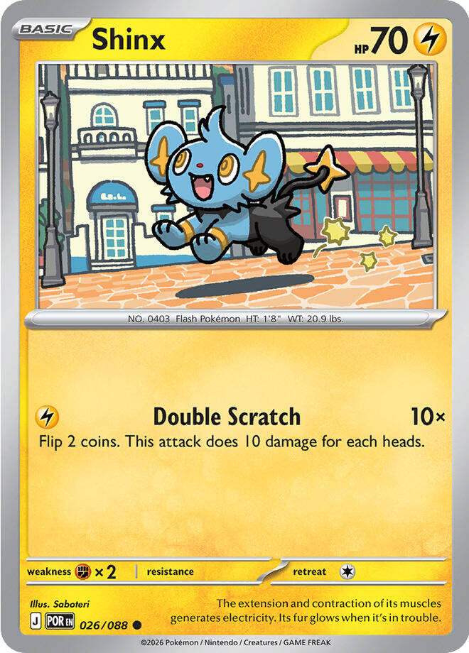 Shinx (026/088) [Mega Evolution: Perfect Order] | Exor Games New Glasgow
