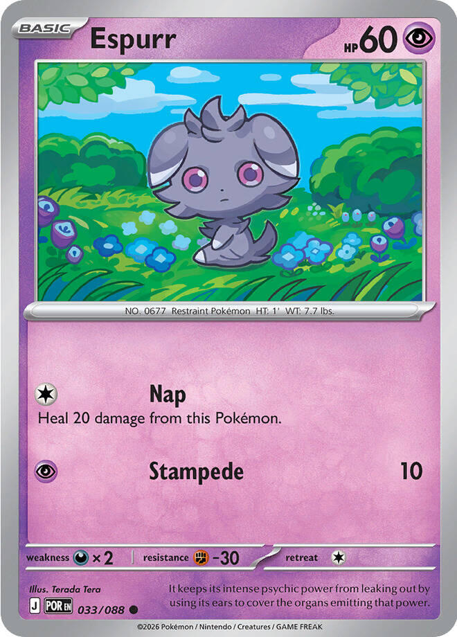 Espurr (033/088) [Mega Evolution: Perfect Order] | Exor Games New Glasgow