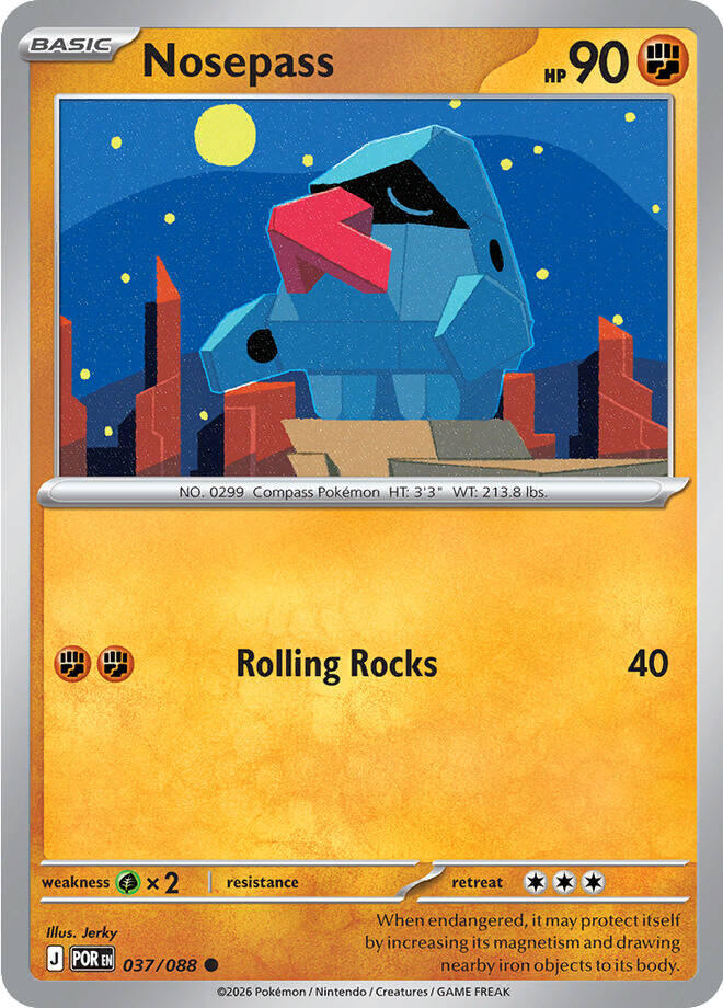 Nosepass (037/088) [Mega Evolution: Perfect Order] | Exor Games New Glasgow