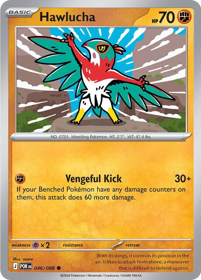 Hawlucha (046/088) [Mega Evolution: Perfect Order] | Exor Games New Glasgow