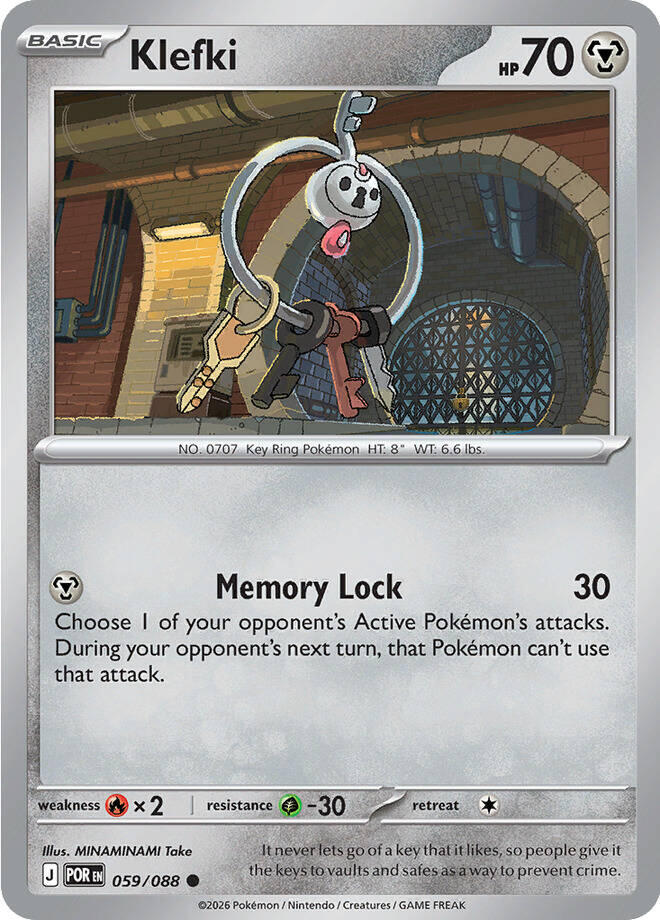 Klefki (059/088) [Mega Evolution: Perfect Order] | Exor Games New Glasgow