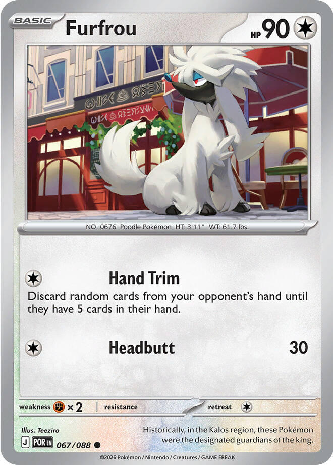 Furfrou (067/088) [Mega Evolution: Perfect Order] | Exor Games New Glasgow