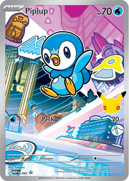 Piplup (042) [Mega Evolution Promo] | Exor Games New Glasgow