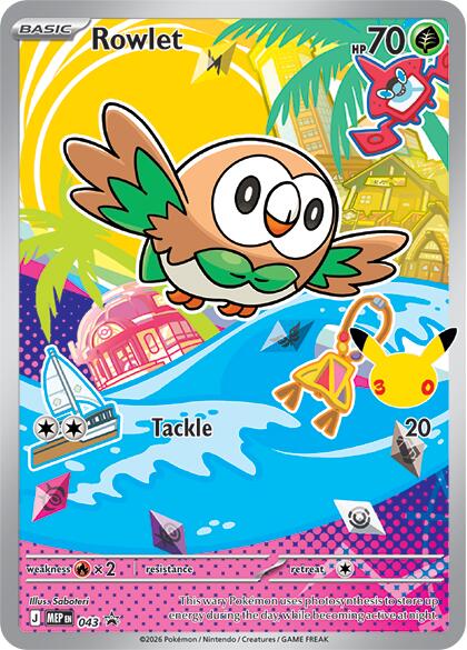 Rowlet (043) [Mega Evolution Promo] | Exor Games New Glasgow
