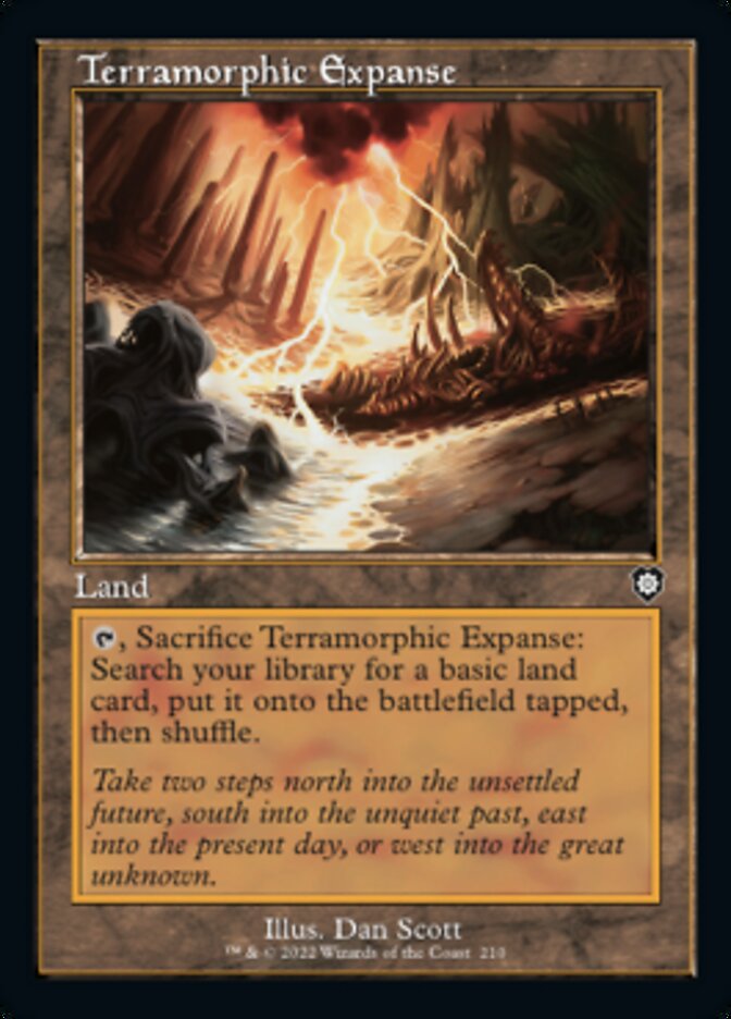 Terramorphic Expanse (Retro) [The Brothers' War Commander] | Exor Games New Glasgow