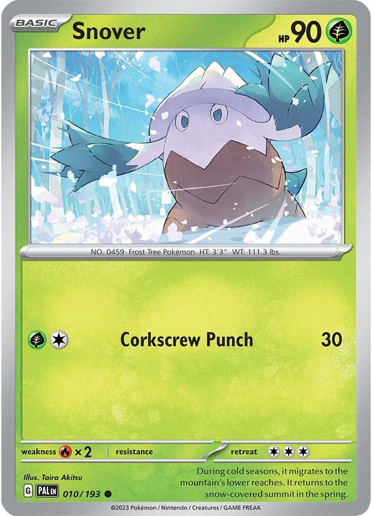 Snover (010/193) [Scarlet & Violet: Paldea Evolved] | Exor Games New Glasgow