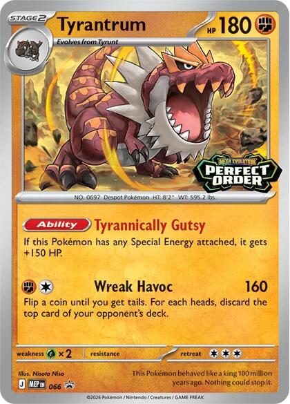 Tyrantrum (066) [Mega Evolution Promo] | Exor Games New Glasgow