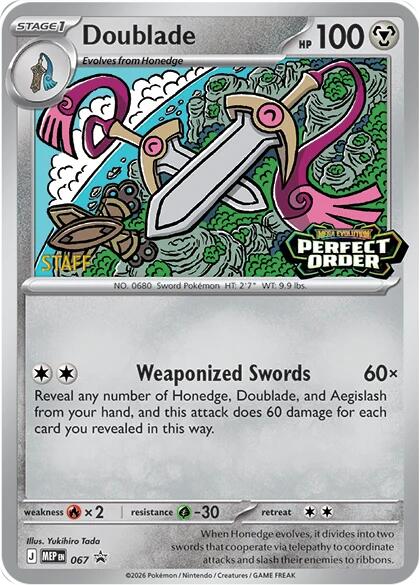 Doublade (067) [Staff] [Mega Evolution Promo] | Exor Games New Glasgow