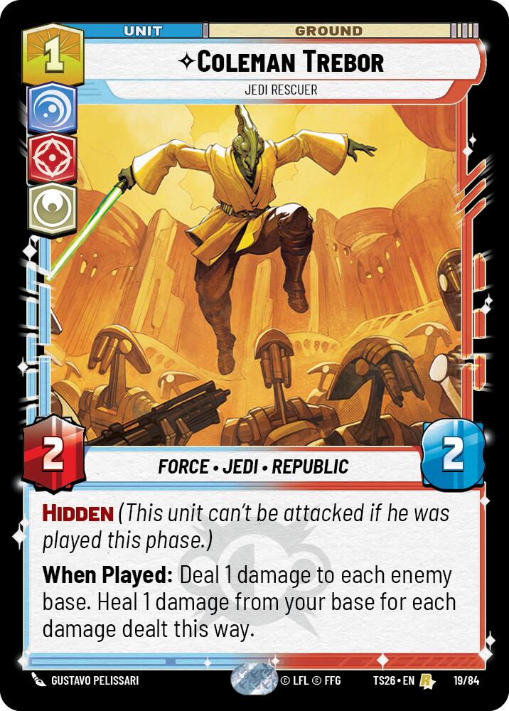 Coleman Trebor (19/84) - Jedi Rescuer (19/84) [Twin Suns] | Exor Games New Glasgow