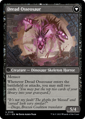 Visage of Dread // Dread Osseosaur [The Lost Caverns of Ixalan] | Exor Games New Glasgow