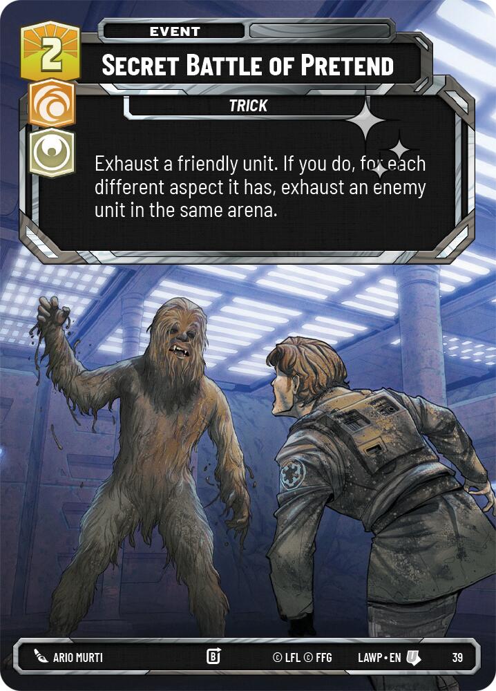 Secret Battle of Pretend (39) (Foil) (39) [A Lawless Time: Weekly Play] | Exor Games New Glasgow