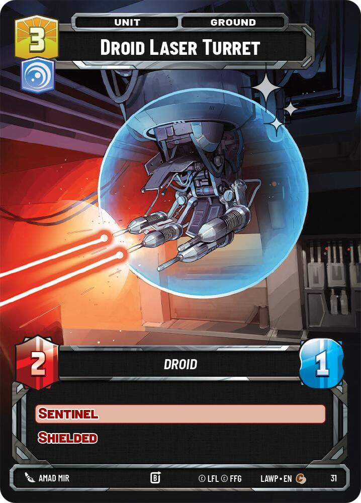 Droid Laser Turret (31) (Foil) (31) [A Lawless Time: Weekly Play] | Exor Games New Glasgow