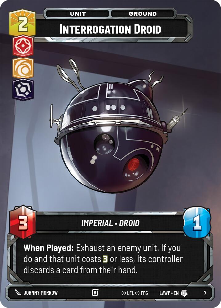 Interrogation Droid (7) (7) [A Lawless Time: Weekly Play] | Exor Games New Glasgow