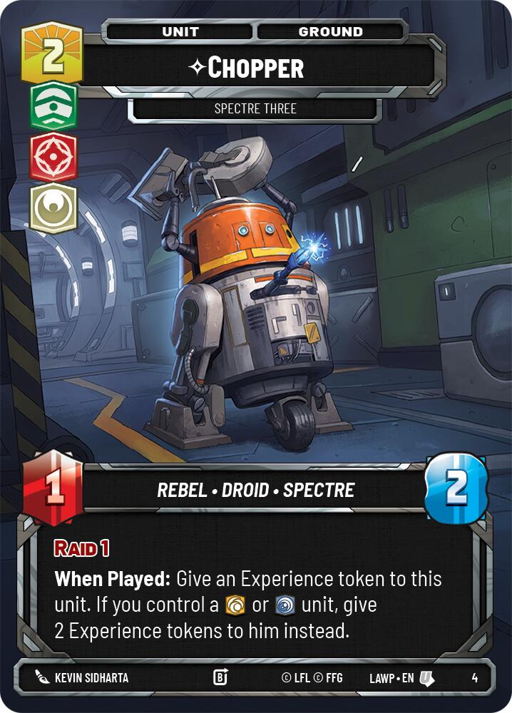 Chopper - Spectre Three (4) (4) [A Lawless Time: Weekly Play] | Exor Games New Glasgow