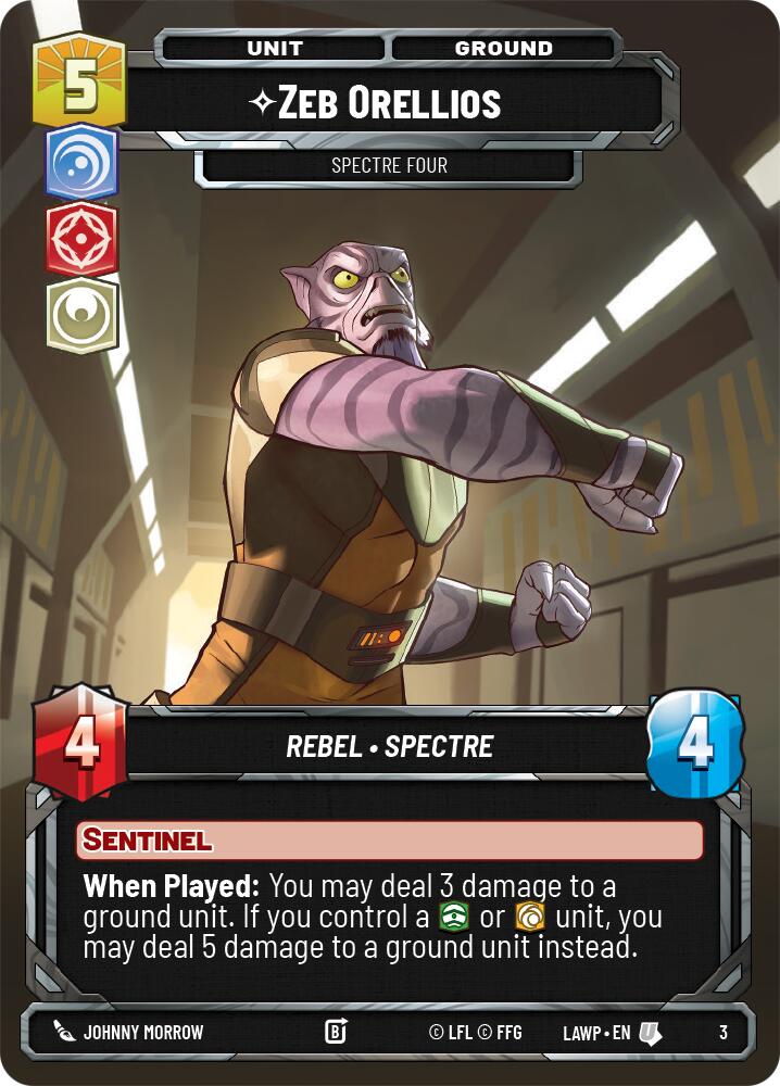 Zeb Orellios - Spectre Four (3) (3) [A Lawless Time: Weekly Play] | Exor Games New Glasgow