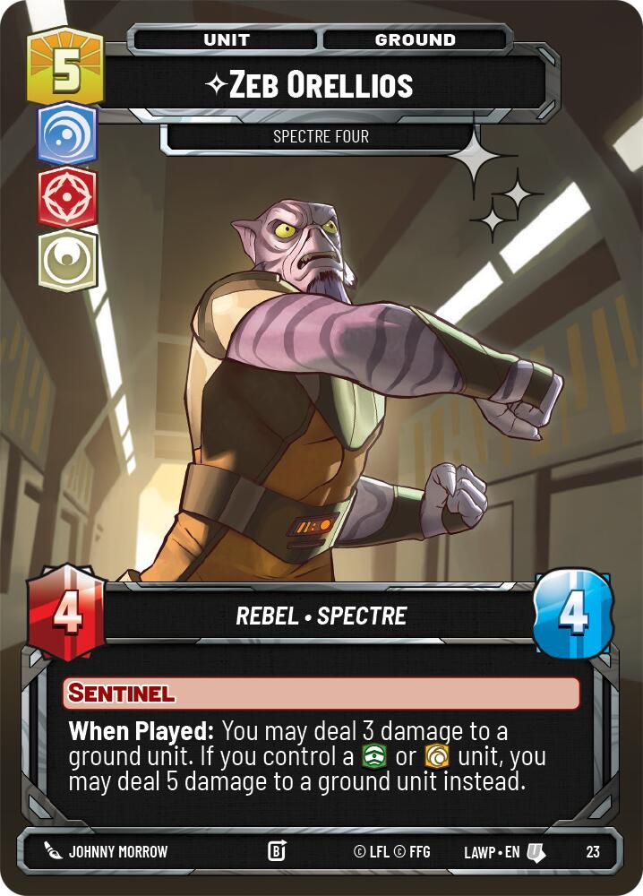 Zeb Orellios - Spectre Four (23) (Foil) (23) [A Lawless Time: Weekly Play] | Exor Games New Glasgow