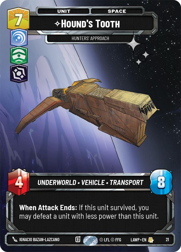 Hound's Tooth - Hunters' Approach (21) (Foil) (21) [A Lawless Time: Weekly Play] | Exor Games New Glasgow